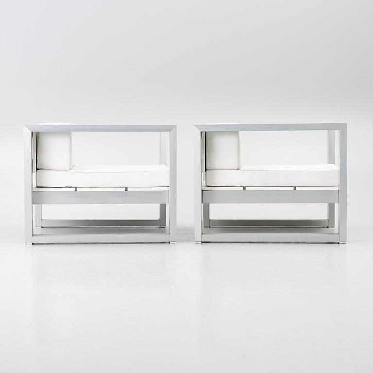 Ramón Esteve, a pair of outdoor easy chairs, "Na Xemena", Gandia Blasco, Spain, contemporary.
