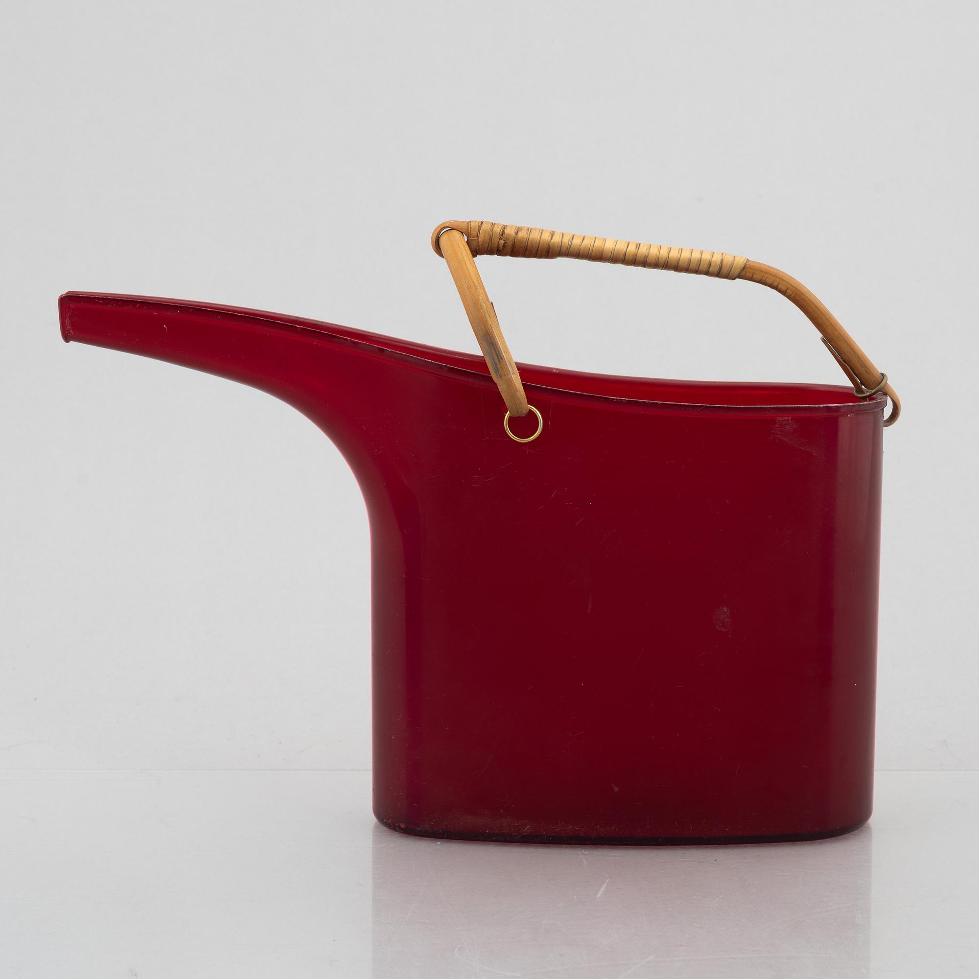 Stig Lindberg, three 'Fontana' watering cans, Gustavsberg 1967-72.