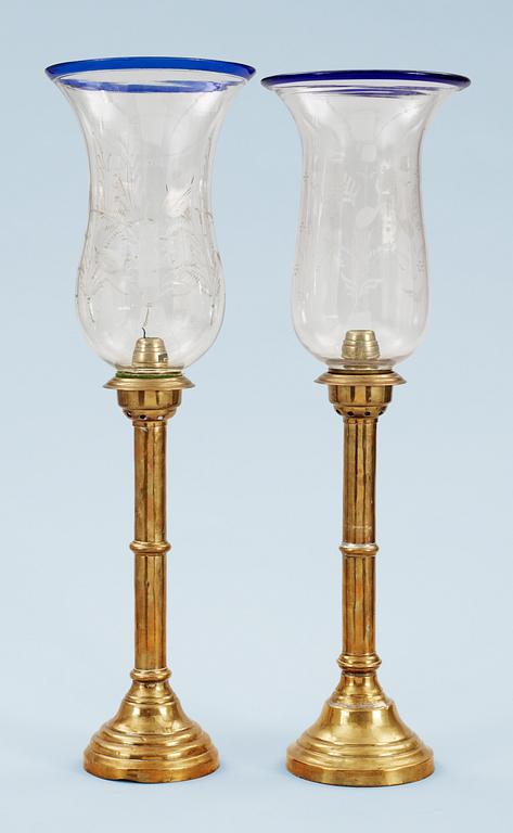 Two matched Russian 19th Century lanterns.