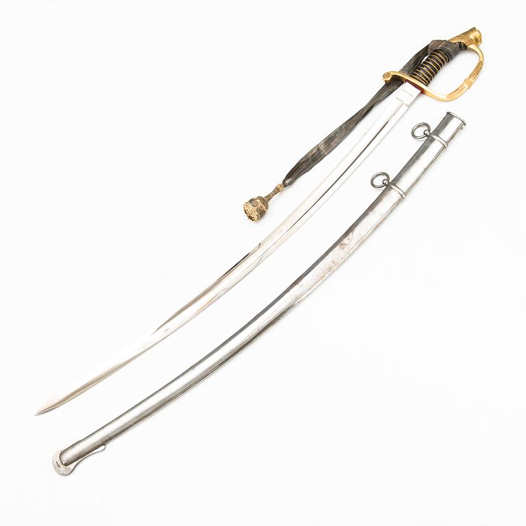 An Imperial Russian model 1841-65 officer's sabre.