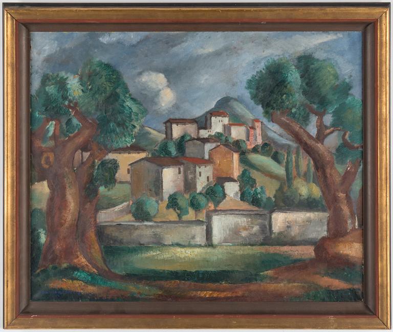 KNUT LUNDSTRÖM, oil on canvas, signed and dated 1924.
