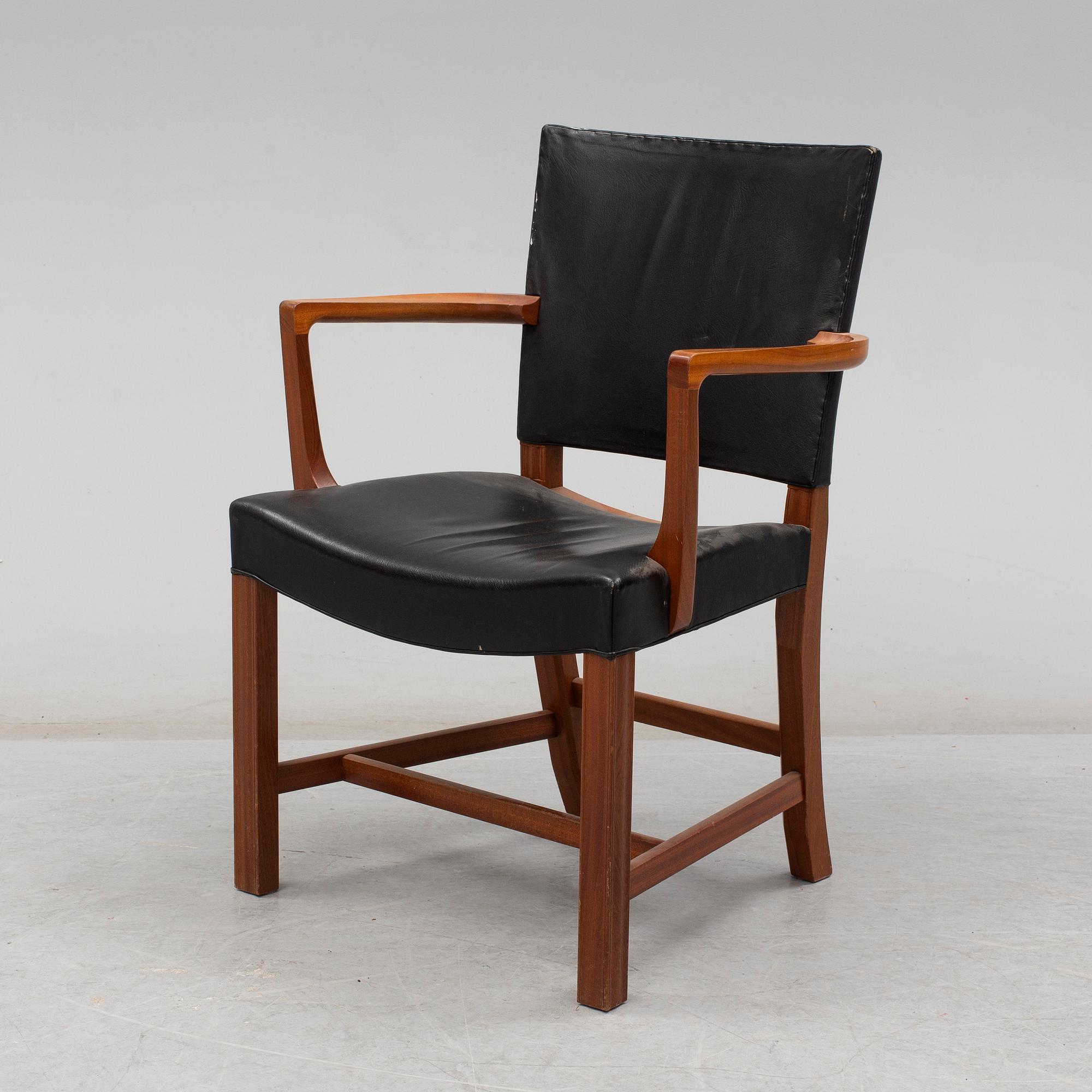 A 'model 3758A' armchair by Kaare Klint, Rud. Rasmussens snedkerier, Denmark.