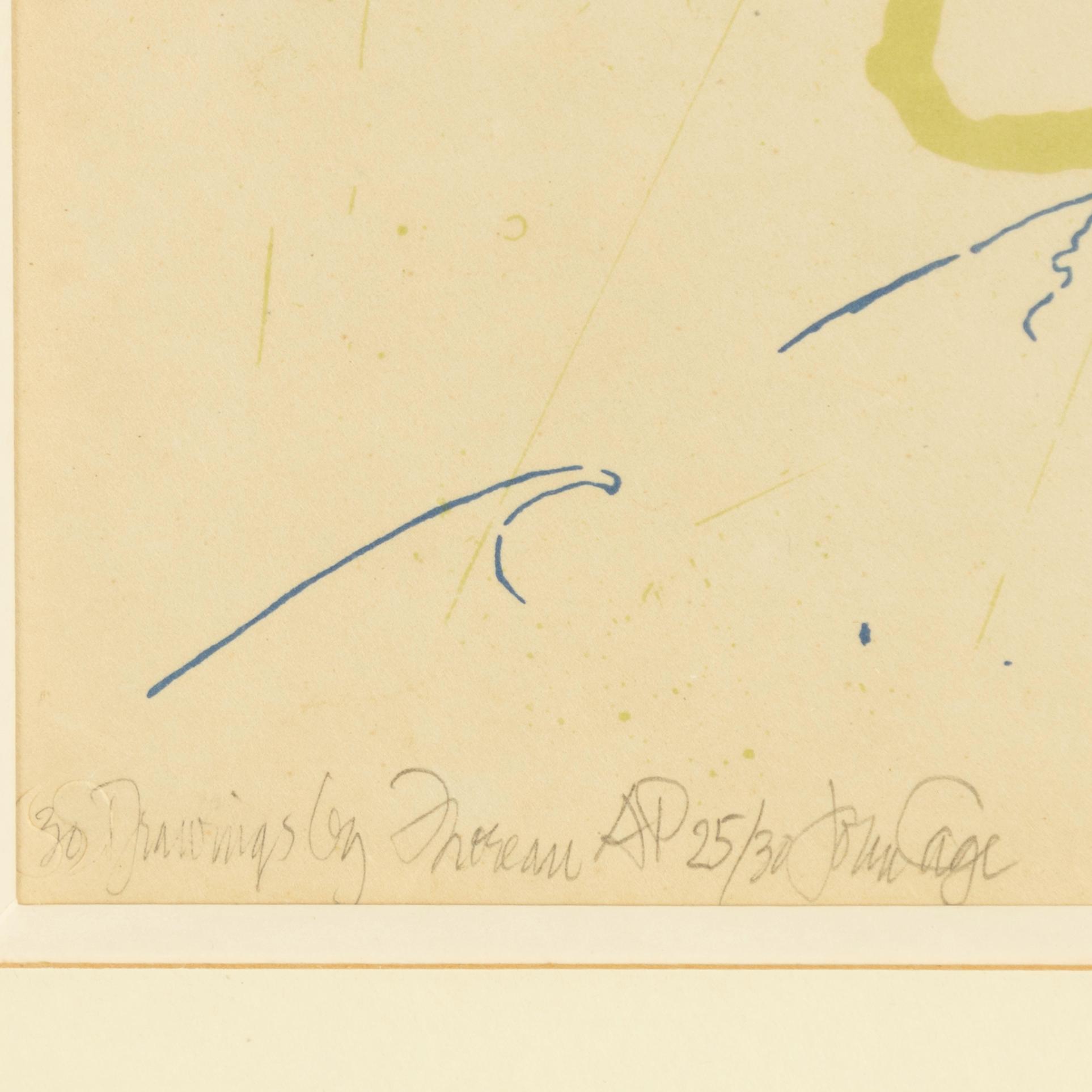 John Cage, "30 Drawings by Thoreau". From "Merce Cunningham Portfolio".