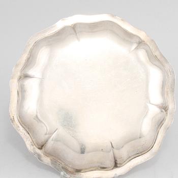 SKÅLFAT, silver, Tyskland, omkring 1900-talets mitt. Vikt 455 g.
