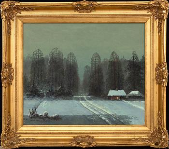 WIKTOR KORECKI, oil om´n canvas, signed.