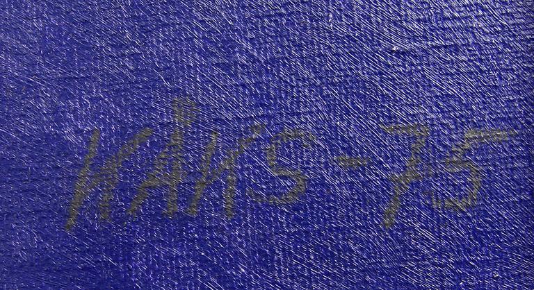 OLLE KÅKS, olja på duk. Sign o dat -75.