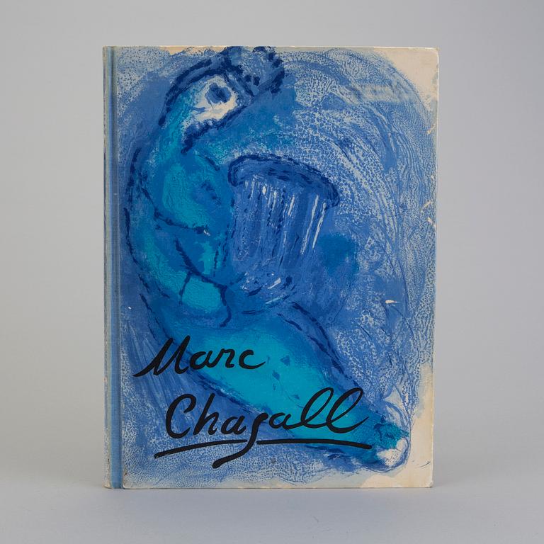 MARC CHAGALL, book with 30 lithographs (incl. cover and title page) 18 of which in colour, "Illustrations for the Bible".