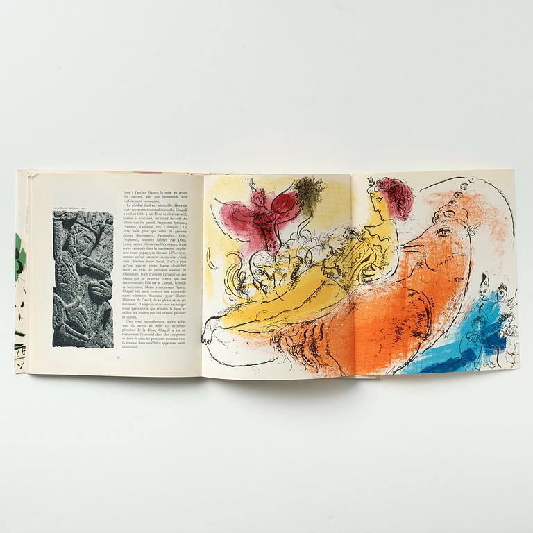 Marc Chagall, MARC CHAGALL, Book "Chagall" by Jacques Lassaigne and with 15 lithographs.