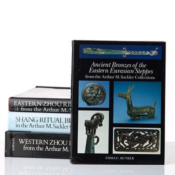 A set of five books about the Arthur M Sackler Collection.