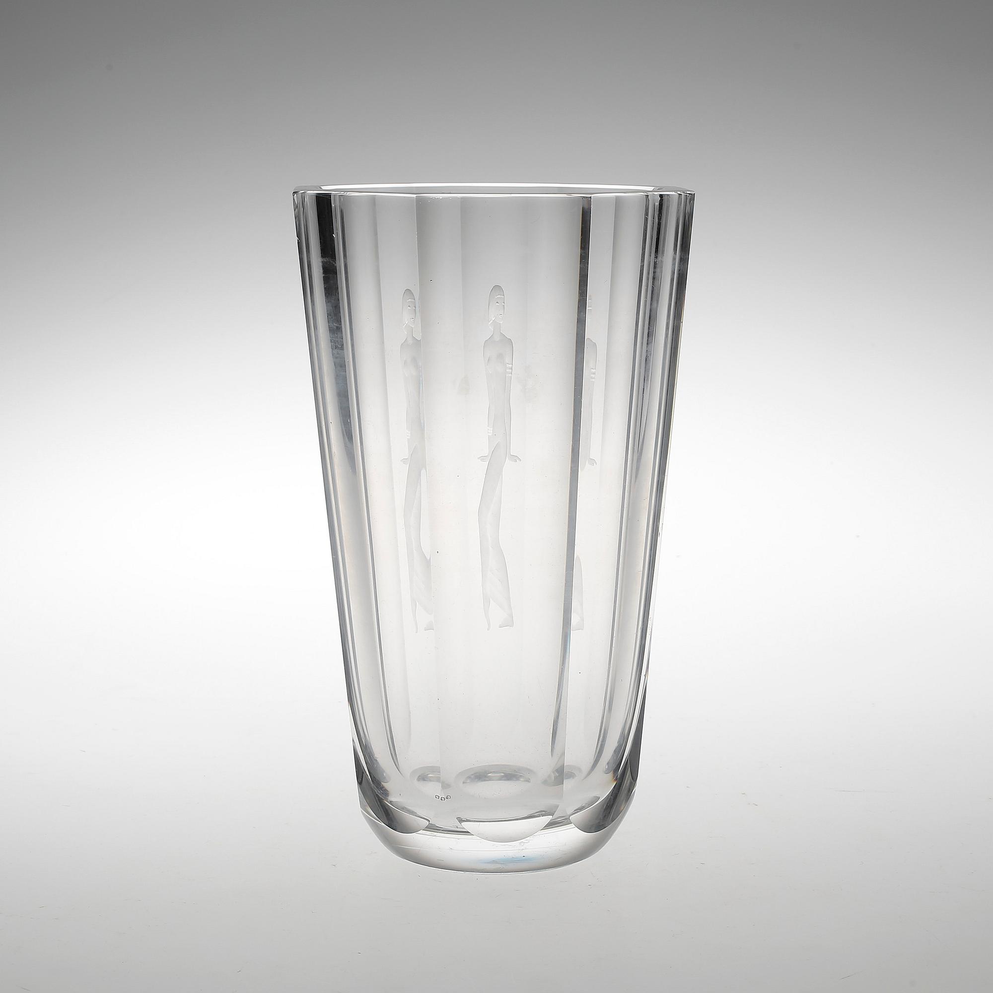 VAS, glas, Vicke Lindstrand, Orrefors.