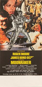 Filmaffischer, 3 st, James Bond.