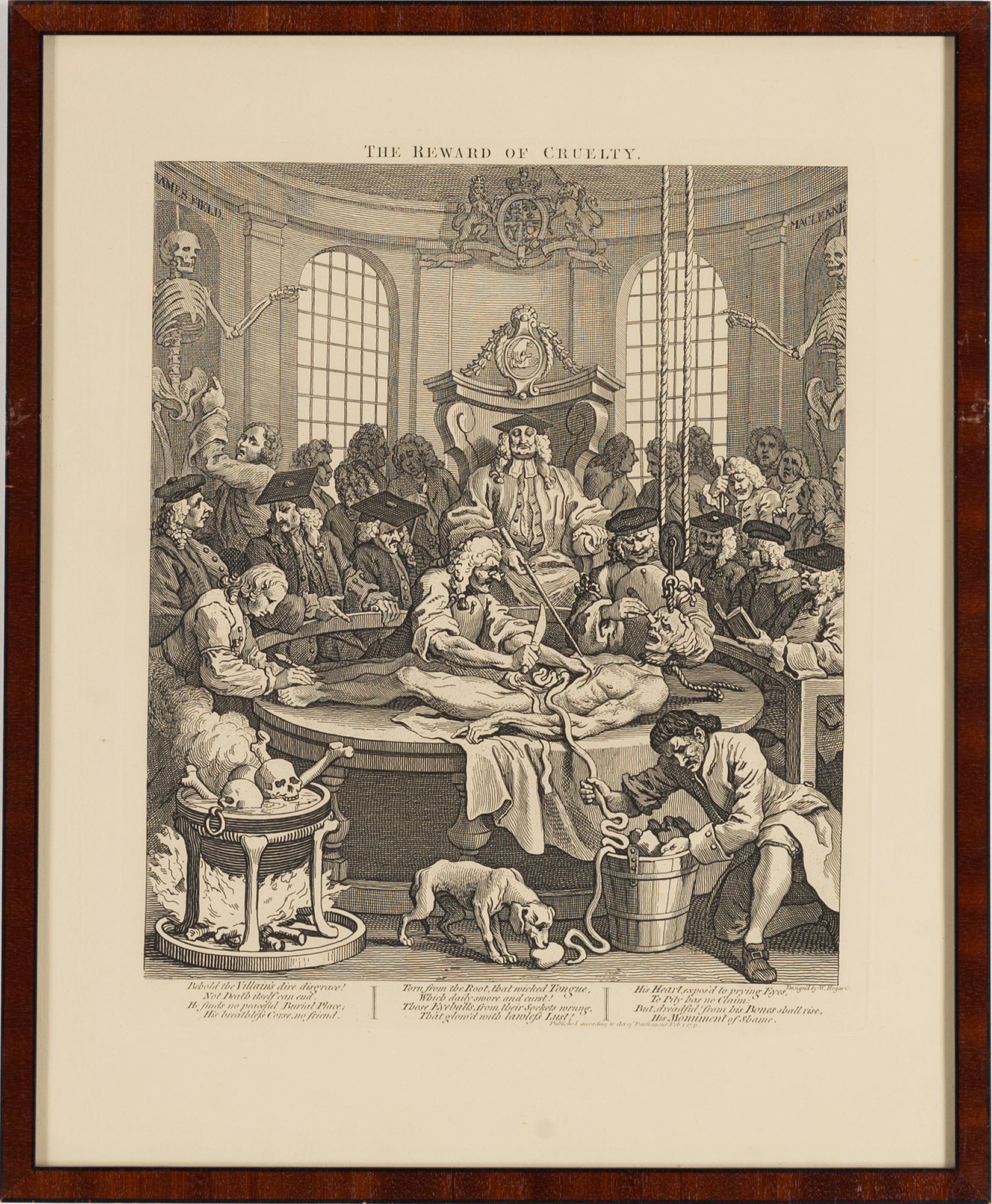 WILLIAM HOGARTH, engravings, 6, later, 20th century.