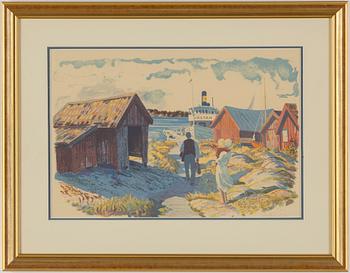 ROLAND SVENSSON, colour lithograph, signed and no. 6/310.