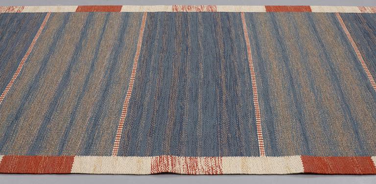 Märta Måås-Fjetterström, MATTO, "Malmstens gångmatta, blå", flat weave, ca 408,5 x 101 cm, signed AB MMF.