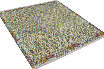 A Kilim carpet, Afghanistan, c. 252 x 206 cm.