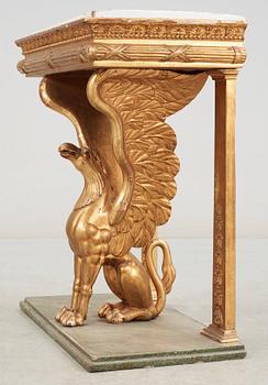 A Swedish Empire 19th century console table.