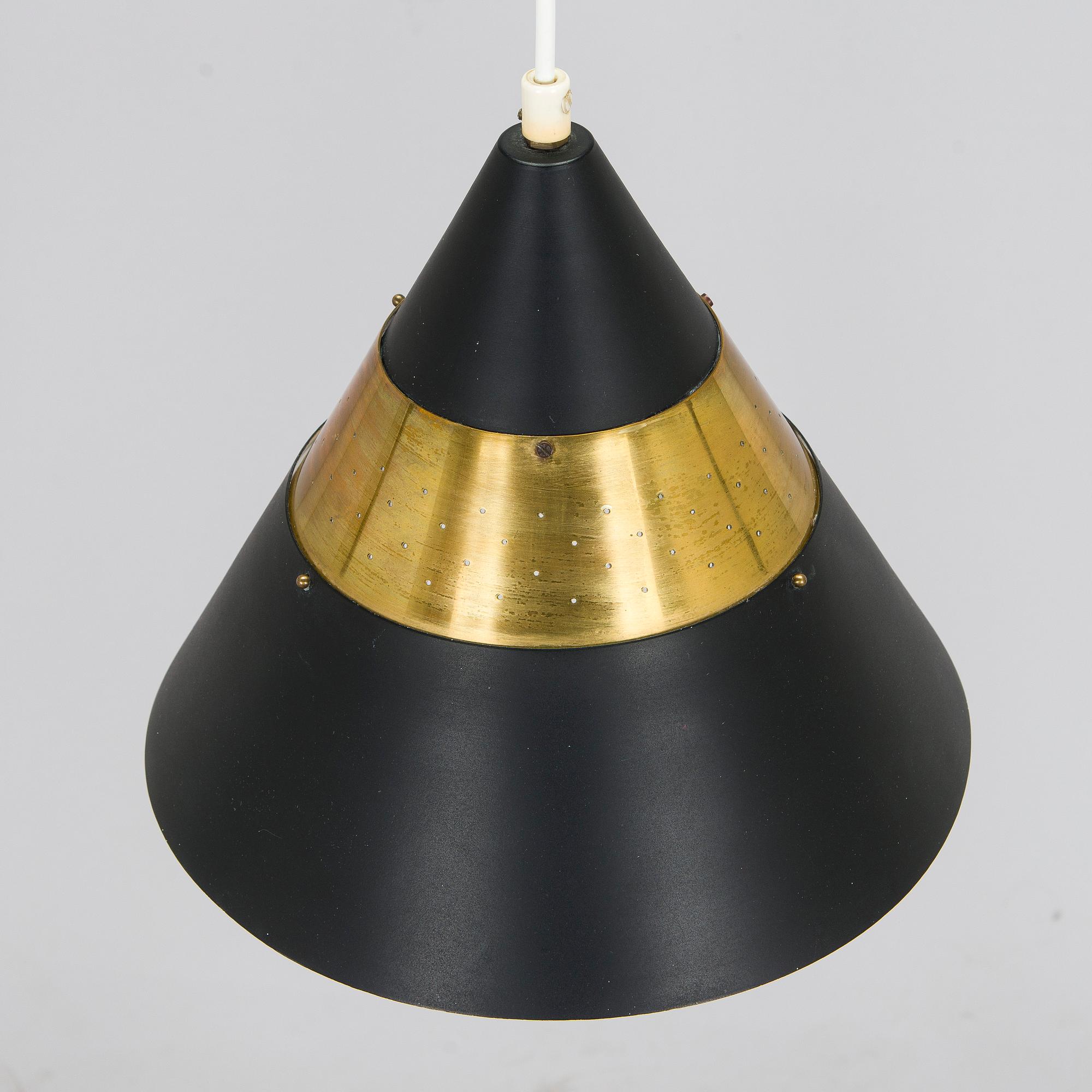 Maria Lindeman, taklampa, modell 51184, för Idman, 1900-talets mitt.