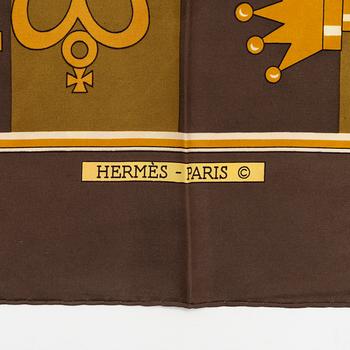 Hermès, scarf, "Chess".