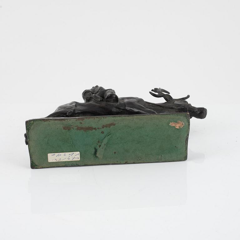 Arthur Hoffmann, sculpture, bronze, signed.