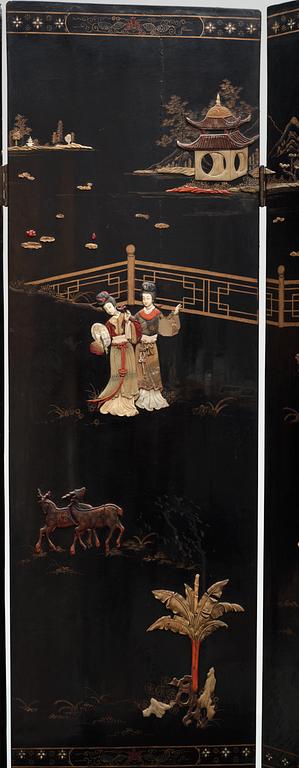 VIKSKÄRM, sexdelad, Kina, tidigt 1900-tal.