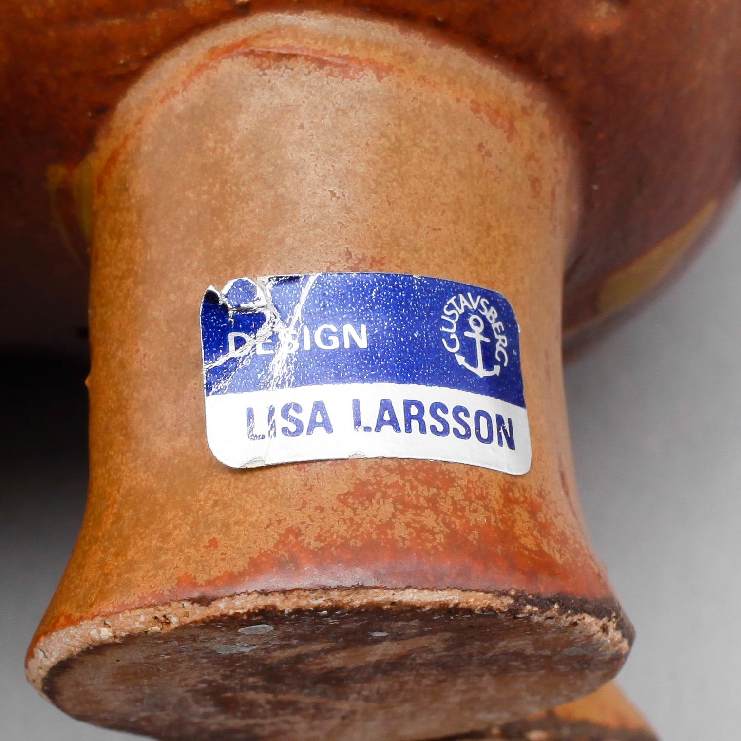 FIGURER, 2 st, stengods, Lisa Larson, Gustavsberg.