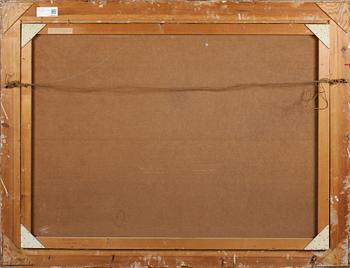 GÖSTA NORDBLAD, olja på pannå, signerad.