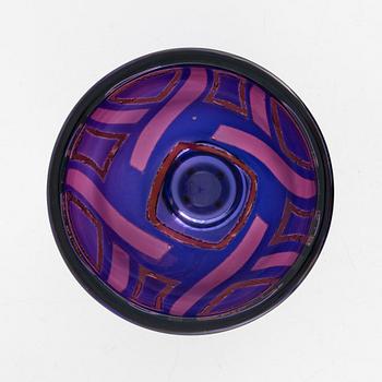 Jan Johansson, a bowl, Orrefors, 1989.