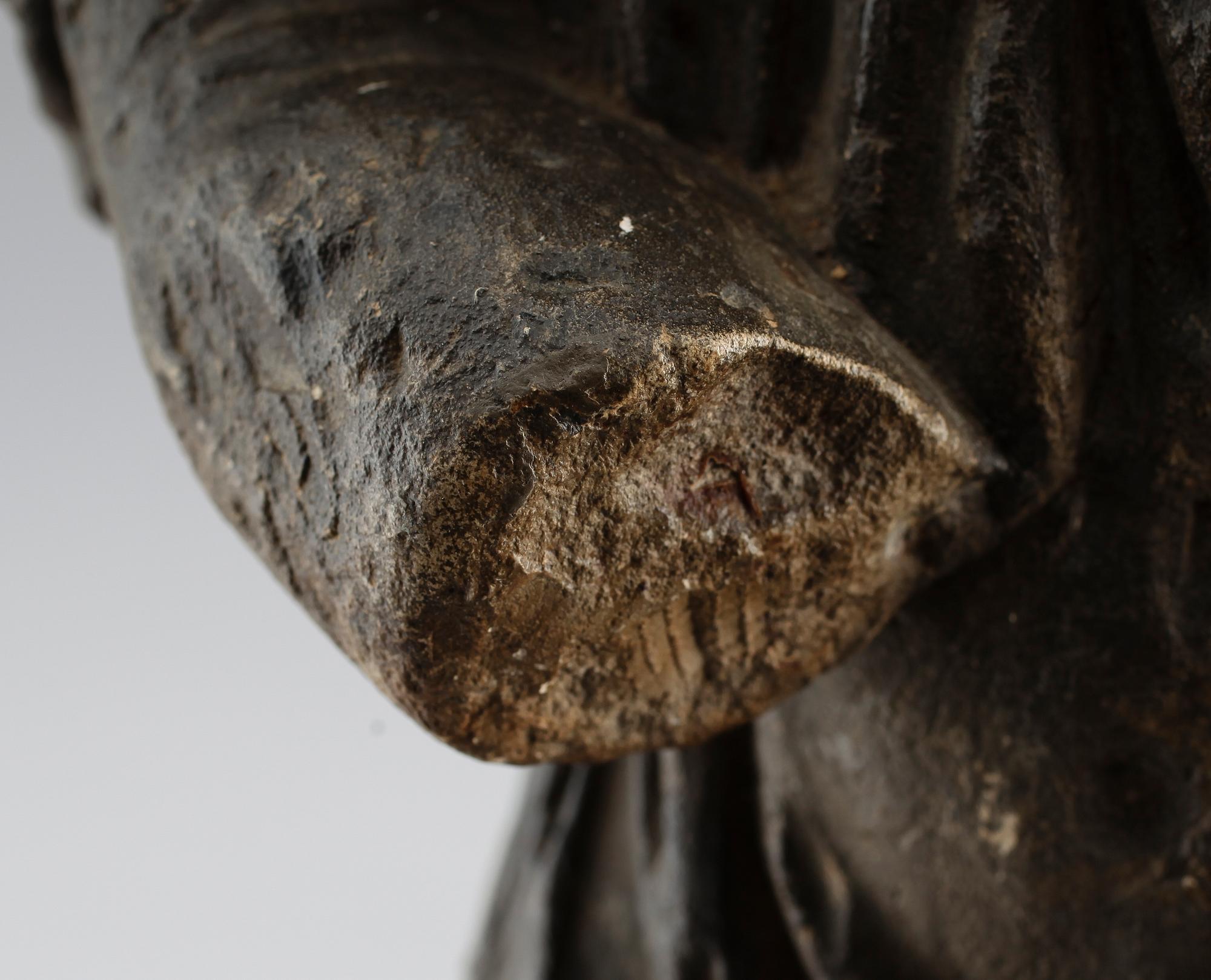 SKULPTUR, sten, sakral, 1800-tal eller äldre.