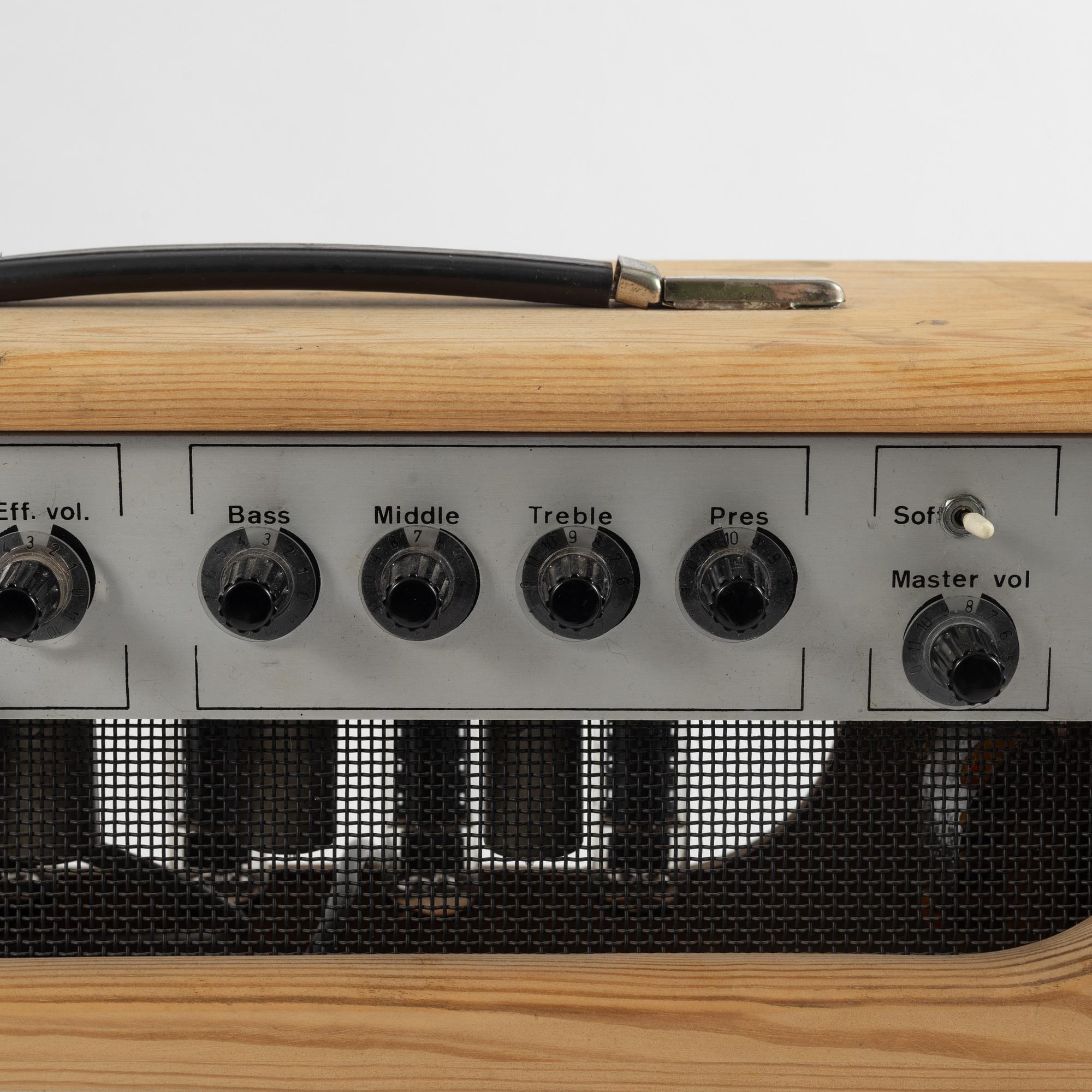 Roller, "Cuntroller 9", guitar amplifier, Sweden, 1980s.