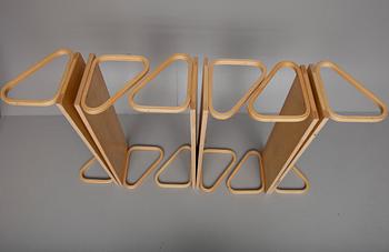 HYLLOR, 6 st, modell 112B, Alvar Aalto, 1900-talets slut.