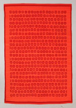 MATTA, dubbelvävd, Ingrid Dessau, signerad ID. Ca 205 x 138 cm.