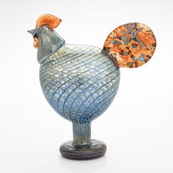 Oiva Toikka, a 'Kaiku' glass bird, signed O. Toikka, Nuutajärvi.