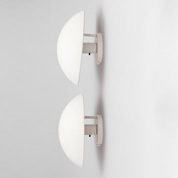 Poul Henningsen, a pair of 'PH Hat' wall lights, Louis Poulsen, Denmark.