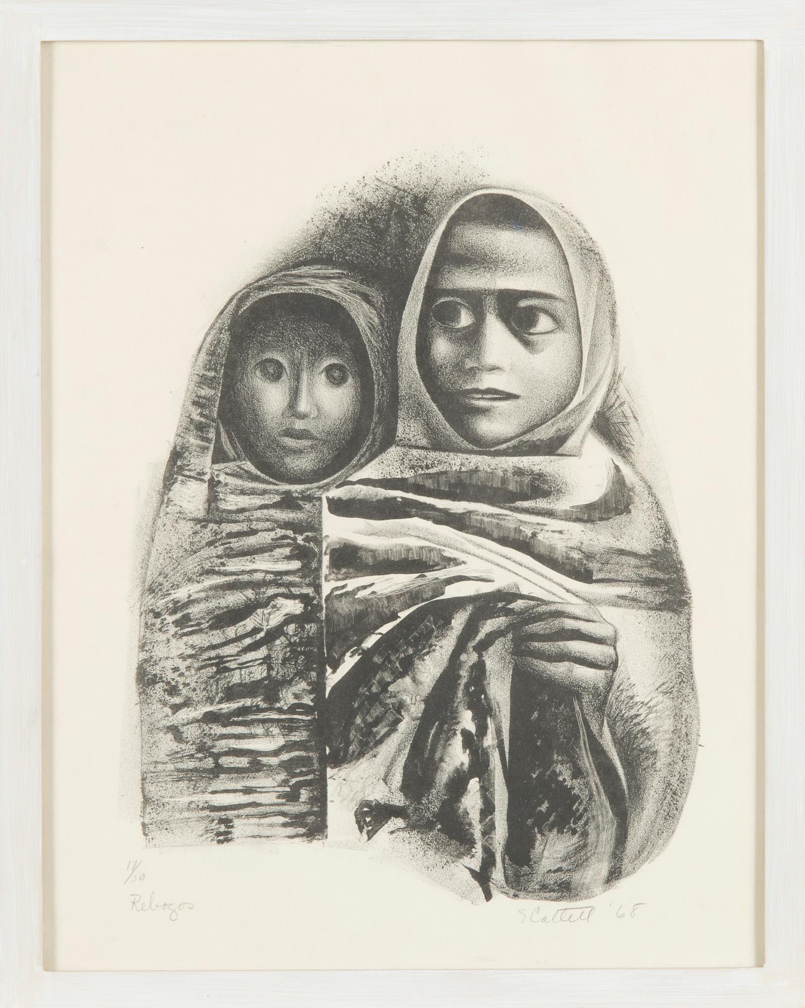 Elizabeth Catlett, "Rebozos".