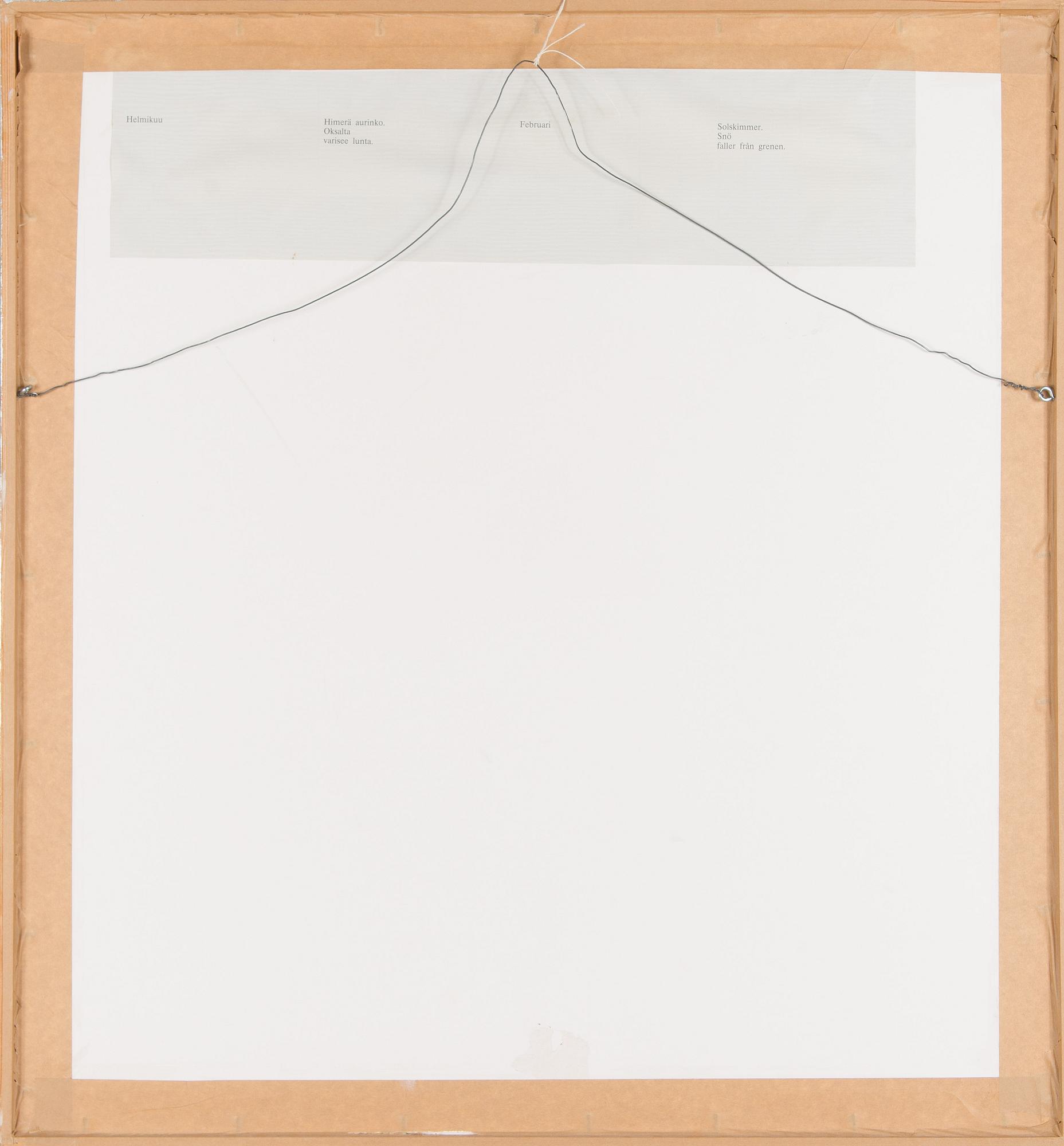 Carolus Enckell, "Februari".