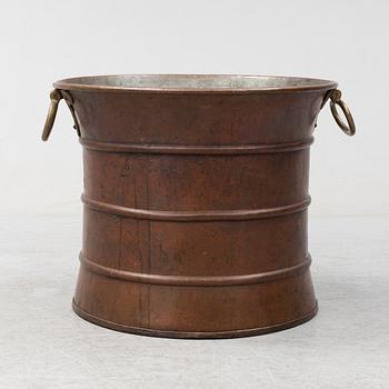 a copper tub from around 1900.