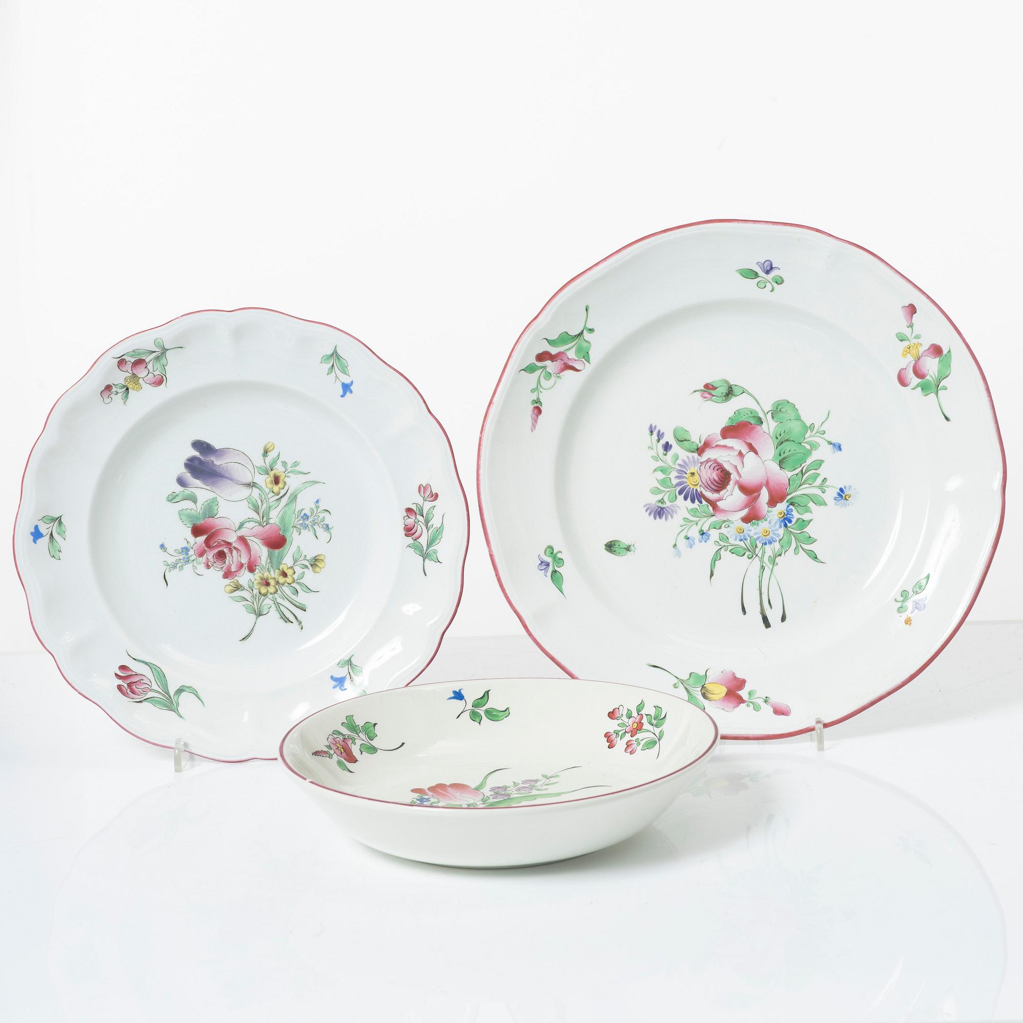 Servisdelar, 121 st, Lunéville, Frankrike, 1900-tal.