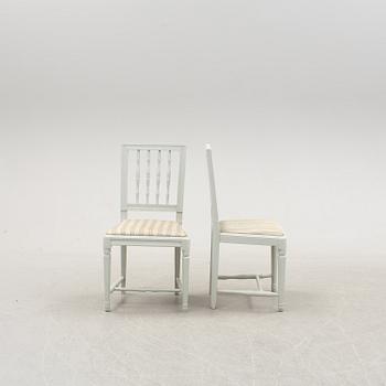 STOLAR, ett par, sengustavianska, omkring år 1800.