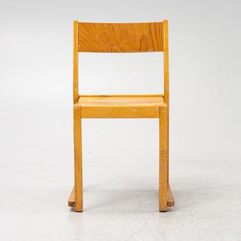 Sven Markelius, a set of eight 'Orkesterstolen' chairs, mid 20th Century.