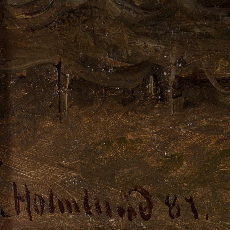 JOSEFINA HOLMLUND, olja på duk. Sign och dat 81.