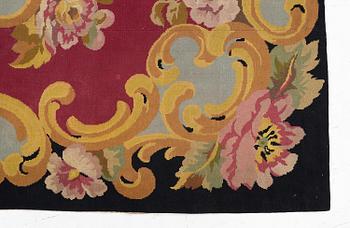 Antony Armstrong Jones, Lords Snowdons carpet, embroided c. 324 x 276 cm.