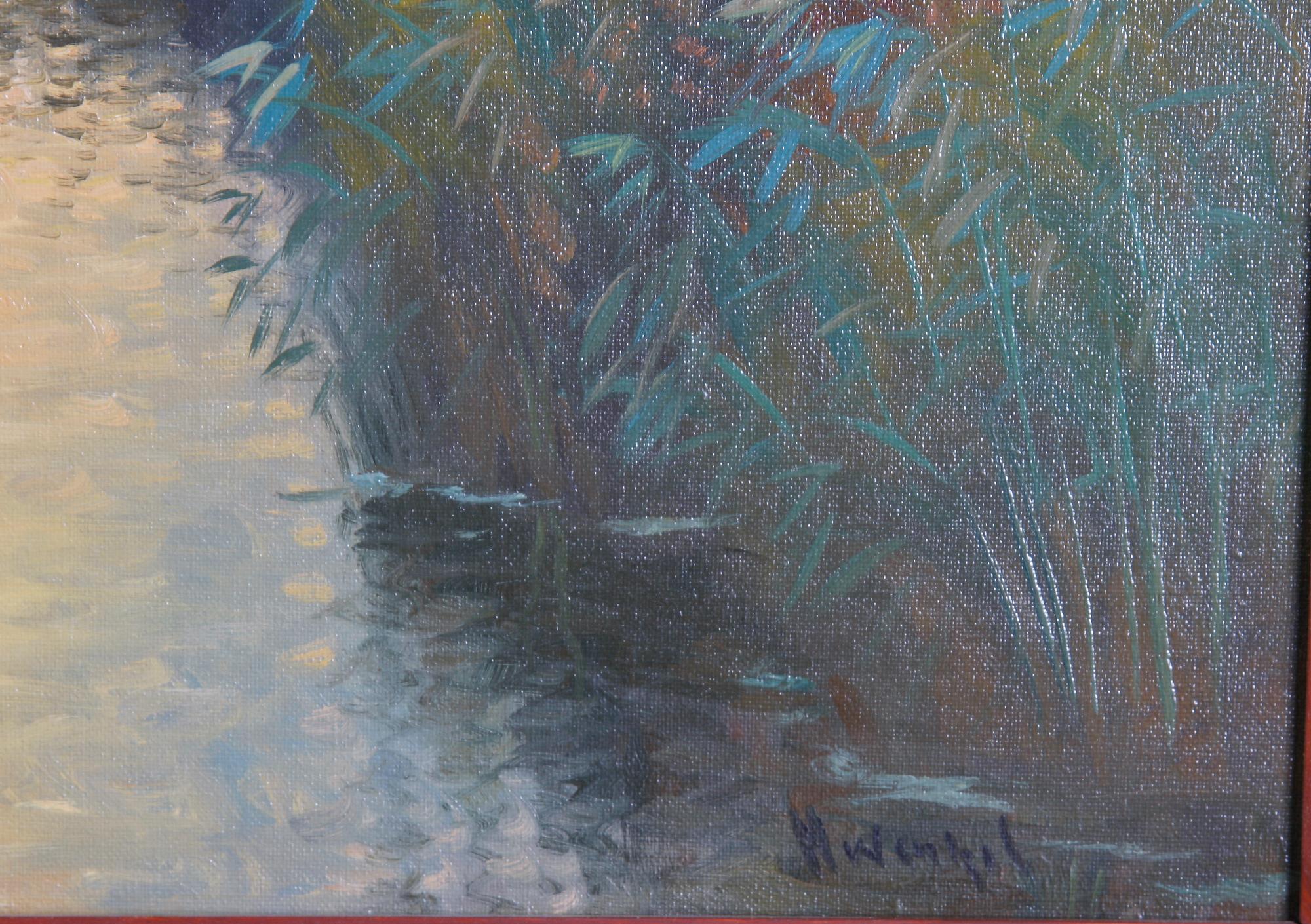OKÄND KONSTNÄR, olja på duk, sign, 1900-tal.