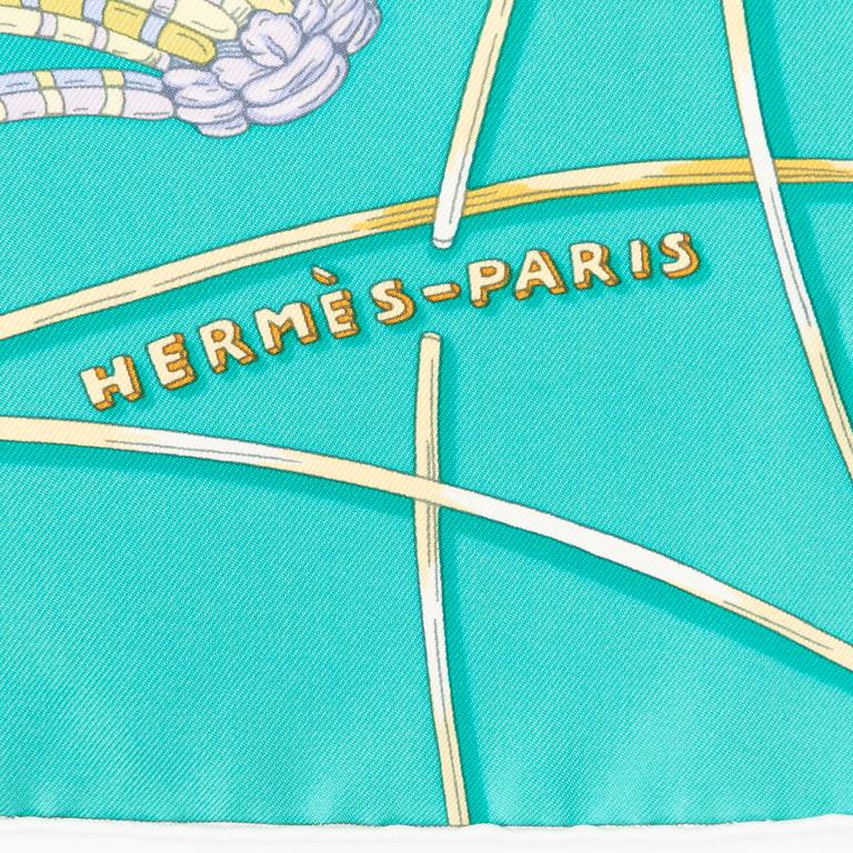 Hermès, scarf, "Les Dômes Célestes".