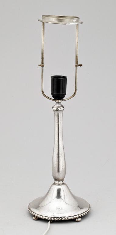 LAMPFOT, silver. K Andersson, Stockholm, 1916.
