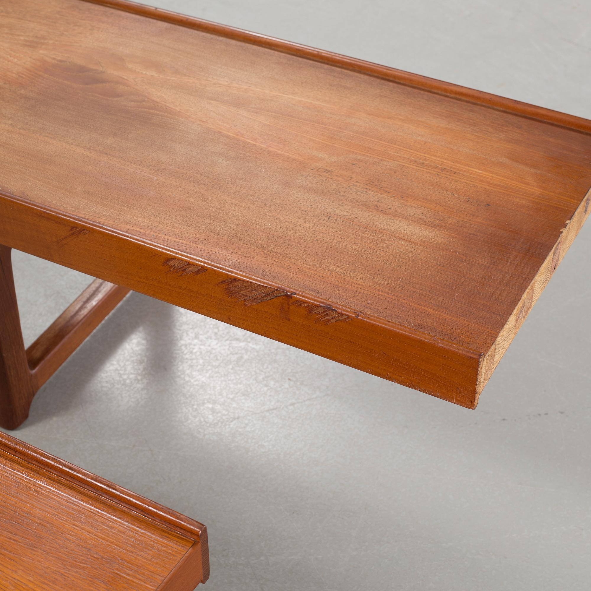 Two "Krobo" benches by TORBJØRN AFDAL for Bruksbo, Norwar from the second half of the 20th century.