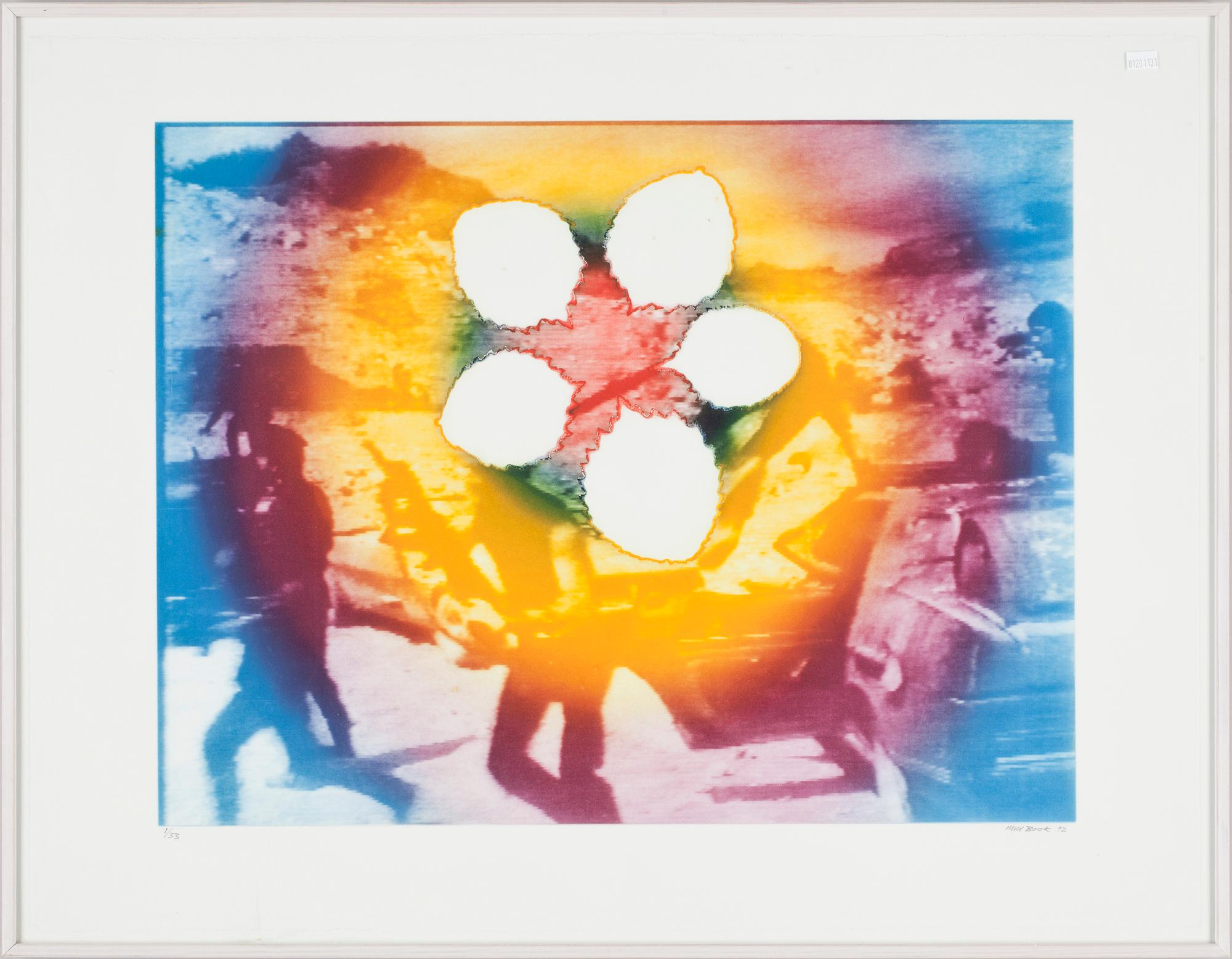 MAX BOOK, 2 st, färglitografi,1/33,  sign och dat -92.