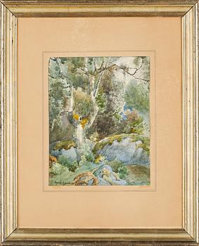 Anna Gardell-Ericson · ANNA GARDELL-ERICSON, akvarell, signerad.