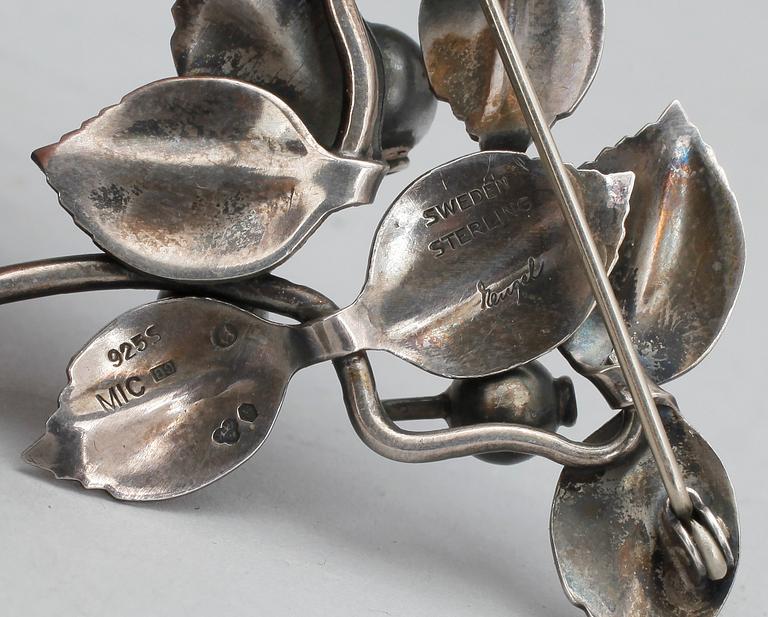 PARTI SMYCKEN, 10 delar, silver, mestadels 1900-tal. Tot vikt 127 gram.