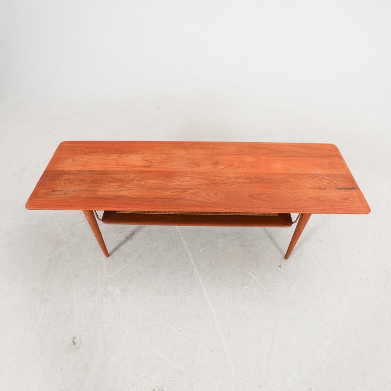 A Peter Hvidt & Orla Mølgaard Nielsen, mahogany coffee table model FD 516, France & Son, Denmark mid-20th century.
