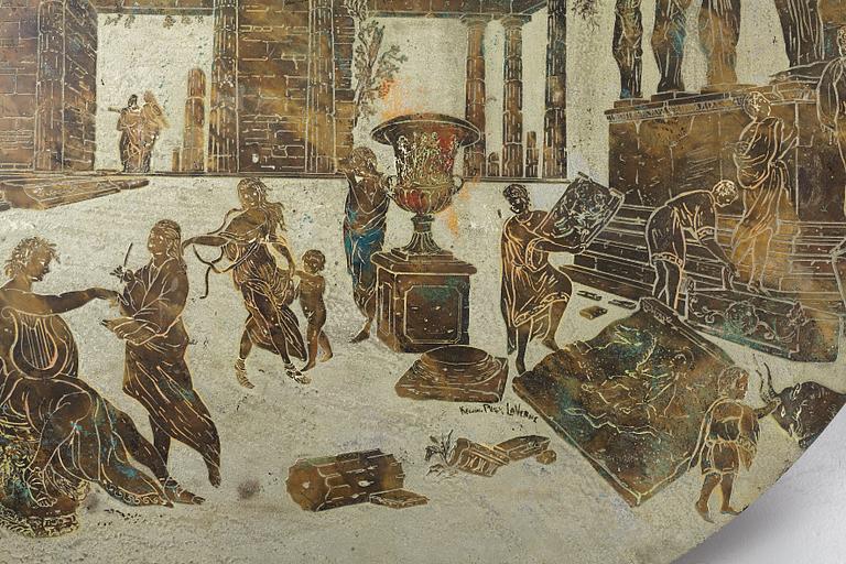 Philip & Kelvin LaVerne, an "Odyssey" coffee table, USA 1960s-70s.